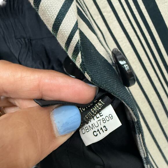 Dana Buchman Striped Gold and Black Blazer Women’s Size 4 - Picture 10 of 10